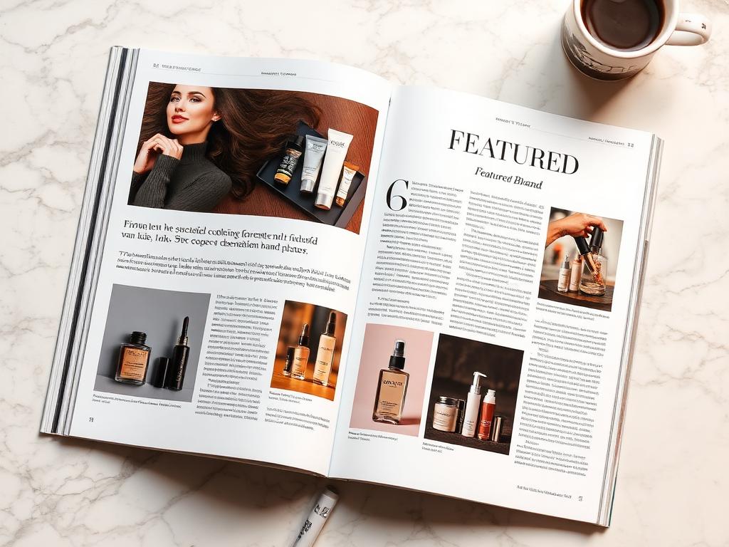 Cosmetics Label success story — featured in Tier-1 Beauty Magazines